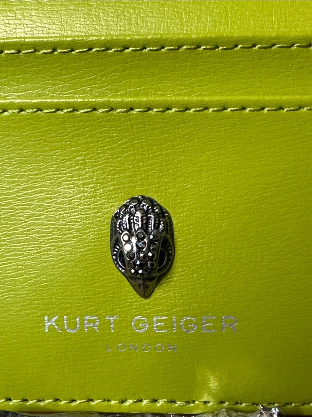 Kurt Geiger London Bond Leather Card Holder - Picture 6 of 9
